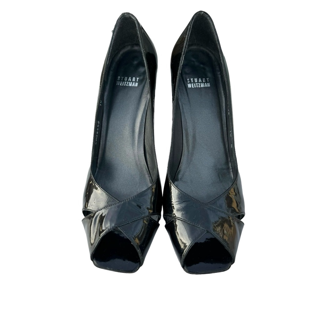 Stuart Weitzman Patent Heels Black Pumps